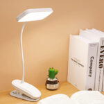 Lampe de bureau à pince, flexible au style industriel