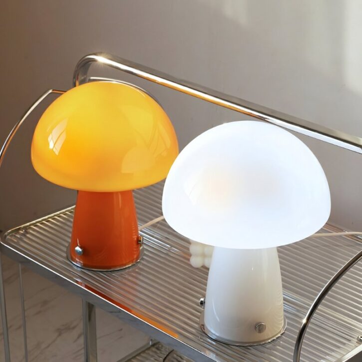 Lampe de bureau design italien champignon