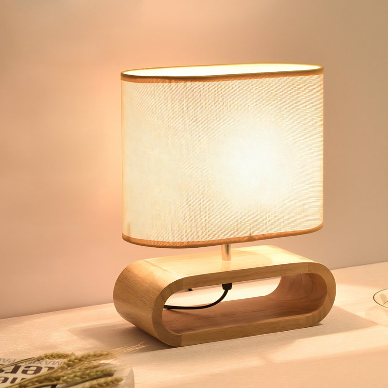 Lampe de bureau en bois de style scandinave | Bêta 