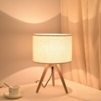 Lampe de bureau en bois de style scandinave | Gamma
