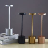 Lampe de bureau scandinave tactile sans fil rechargeable USB