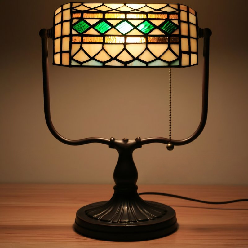 Lampe de bureau vintage retro de banquier