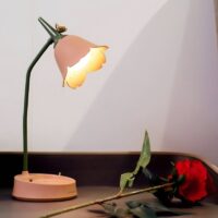 Lampe de bureau flexible fleur pour enfant