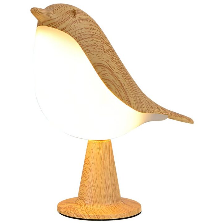 Lampe de bureau intensité variable oiseau de style scandinave