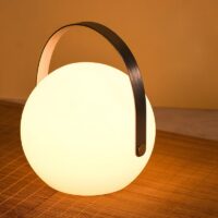 Lampe de bureau design italien boule sphère portable