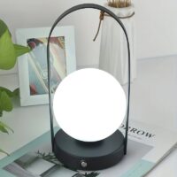 Lampe De Bureau En Metal Sans Fil Portable 6