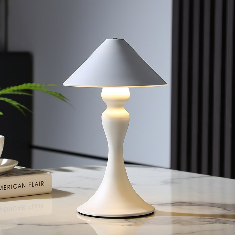 Lampe de bureau sans fil LED et rechargeable