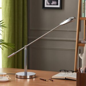 Lampe de bureau scandinave et minimaliste chromée